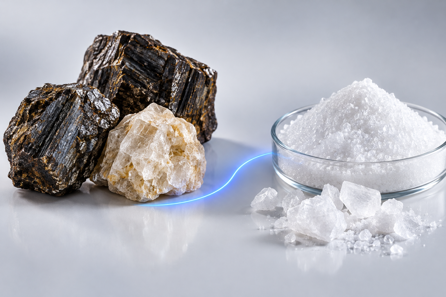 From tungsten ore to pure crystals: how Ammonium Paratungstate (APT) is made